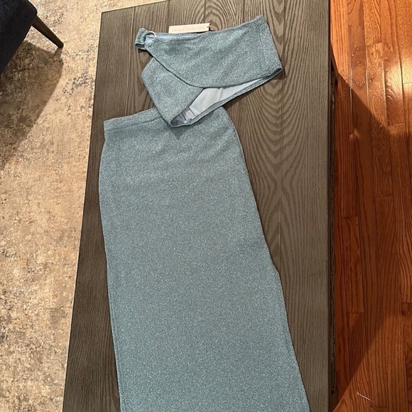 House of Harlow 1960 Sparkly Crop Top & Skirt - New - Picture 2 of 10